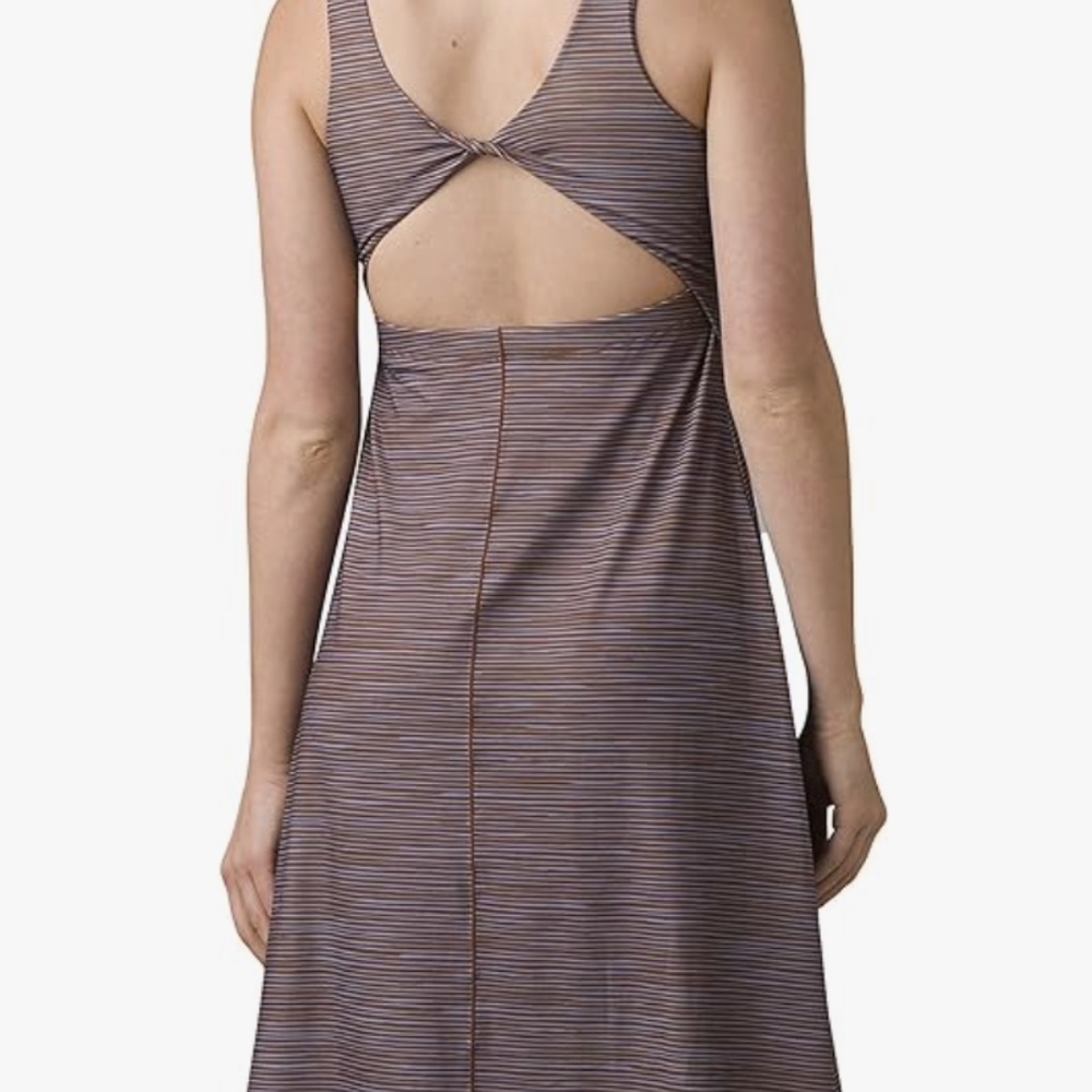 prAna Skypath dress M Terra Tradewinds (wine/violet) NWT - Picture 2 of 3
